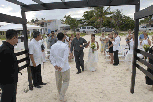 Real Wedding: Kim and Alex