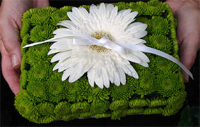 Flower Pillow by Blush Floral Design
