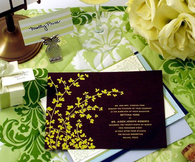 Wedding invitations - AllSheWrote.com