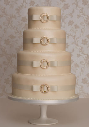 Wedding Cakes that Replicate Wedding Dresses | PreOwnedWeddingDresses.com