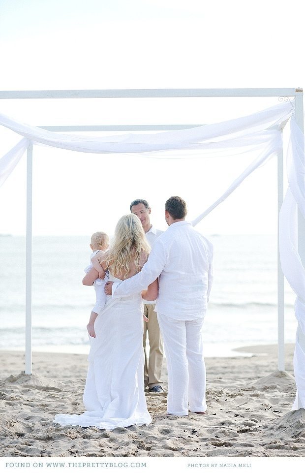 vow renewal on the beach