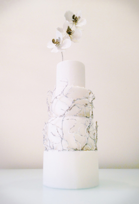Luxury Wedding Cake by Connie Cupcake