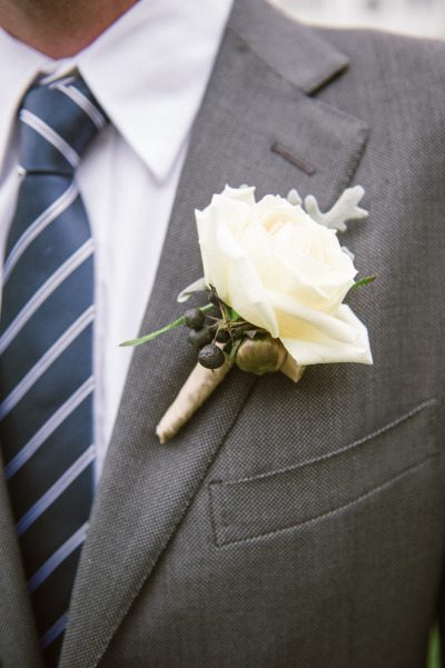 Fall Floral Wedding Boutonnieres