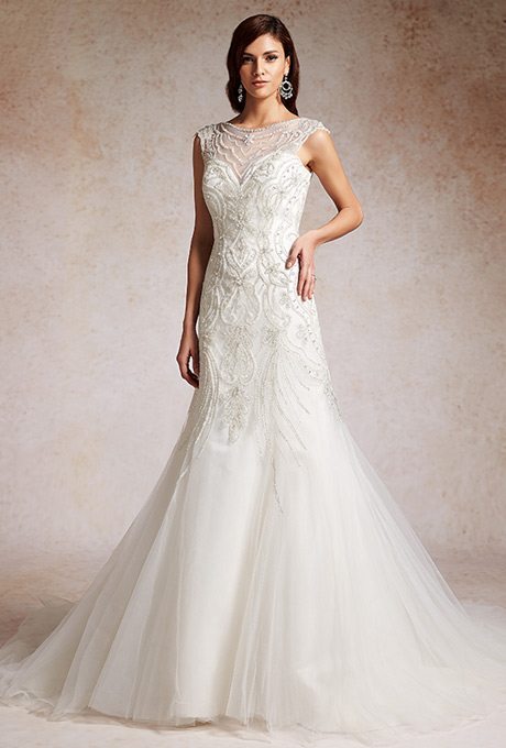 Wedding Gowns with Illusion Necklines
