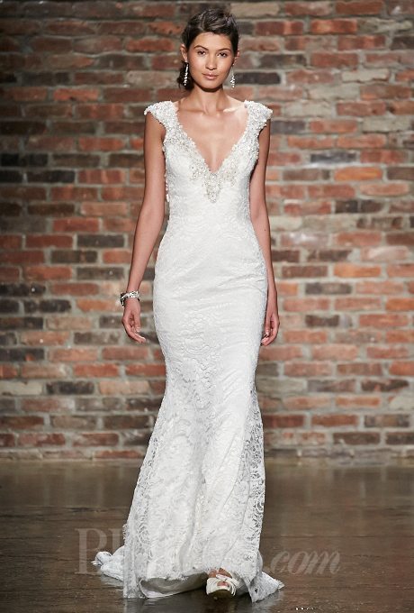 Wedding Gowns with Jeweled Necklines