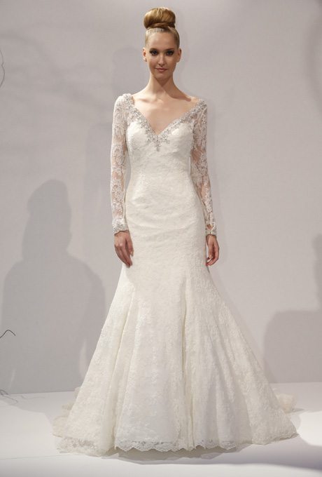 Wedding Gowns with Jeweled Necklines