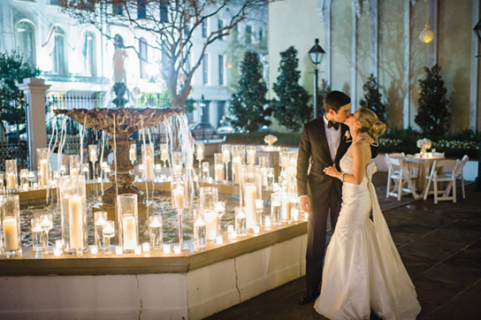 Romantic Candlelight Wedding Inspiration | PreOwnedWeddingDresses.com