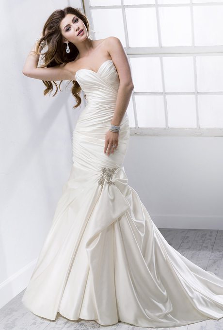 Simple Satin Wedding Gowns