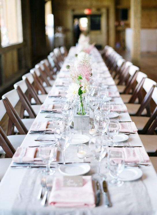 Long Tables at Weddings | PreOwnedWeddingDresses.com