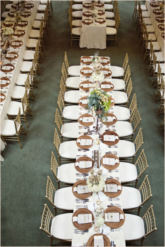 Long Tables at Weddings | PreOwnedWeddingDresses.com