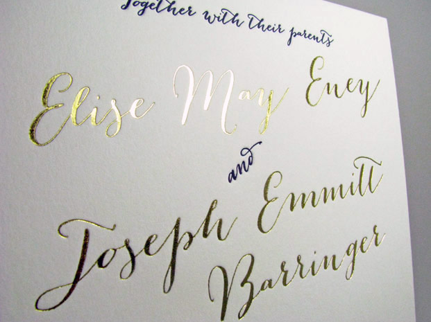 Romantic Wedding Calligraphy Inspiration | PreOwnedWeddingDresses.com
