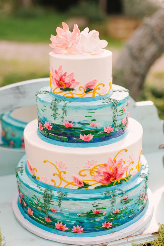 Colorful Wedding Cakes | PreOwnedWeddingDresses.com