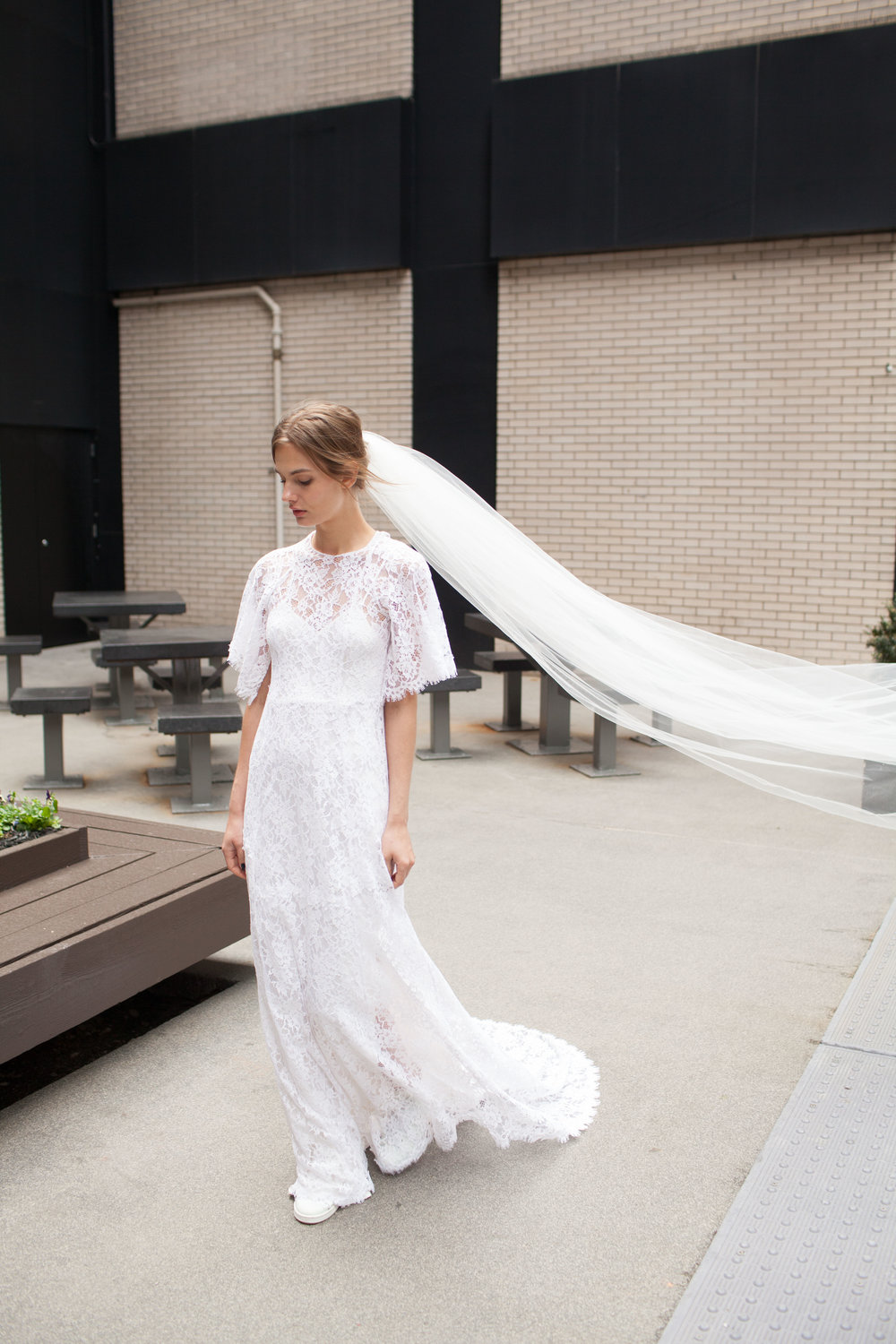 Samantha Sleeper All Lace Wedding Dress