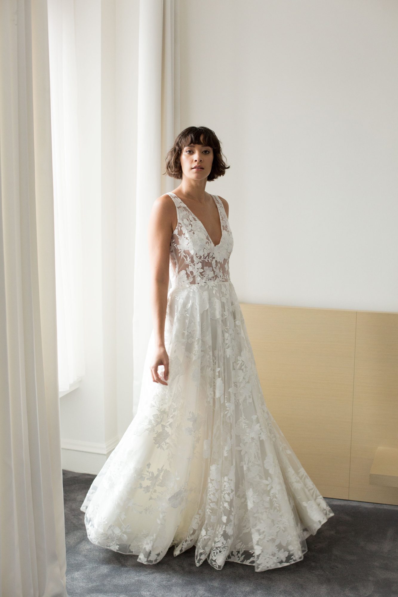 Samantha Sleeper Lace A-Line Wedding Dress