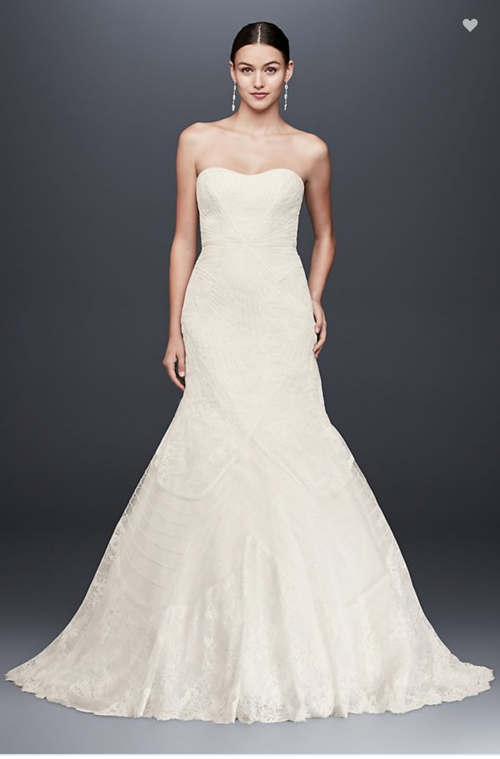 Zac Posen Strapless Fit and Flare Wedding Dress