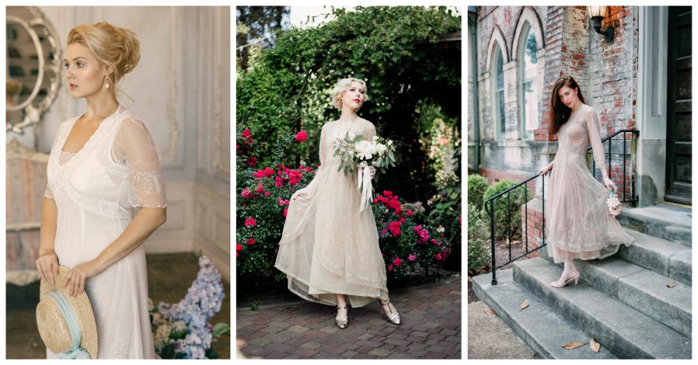 vintage uinspired gowns