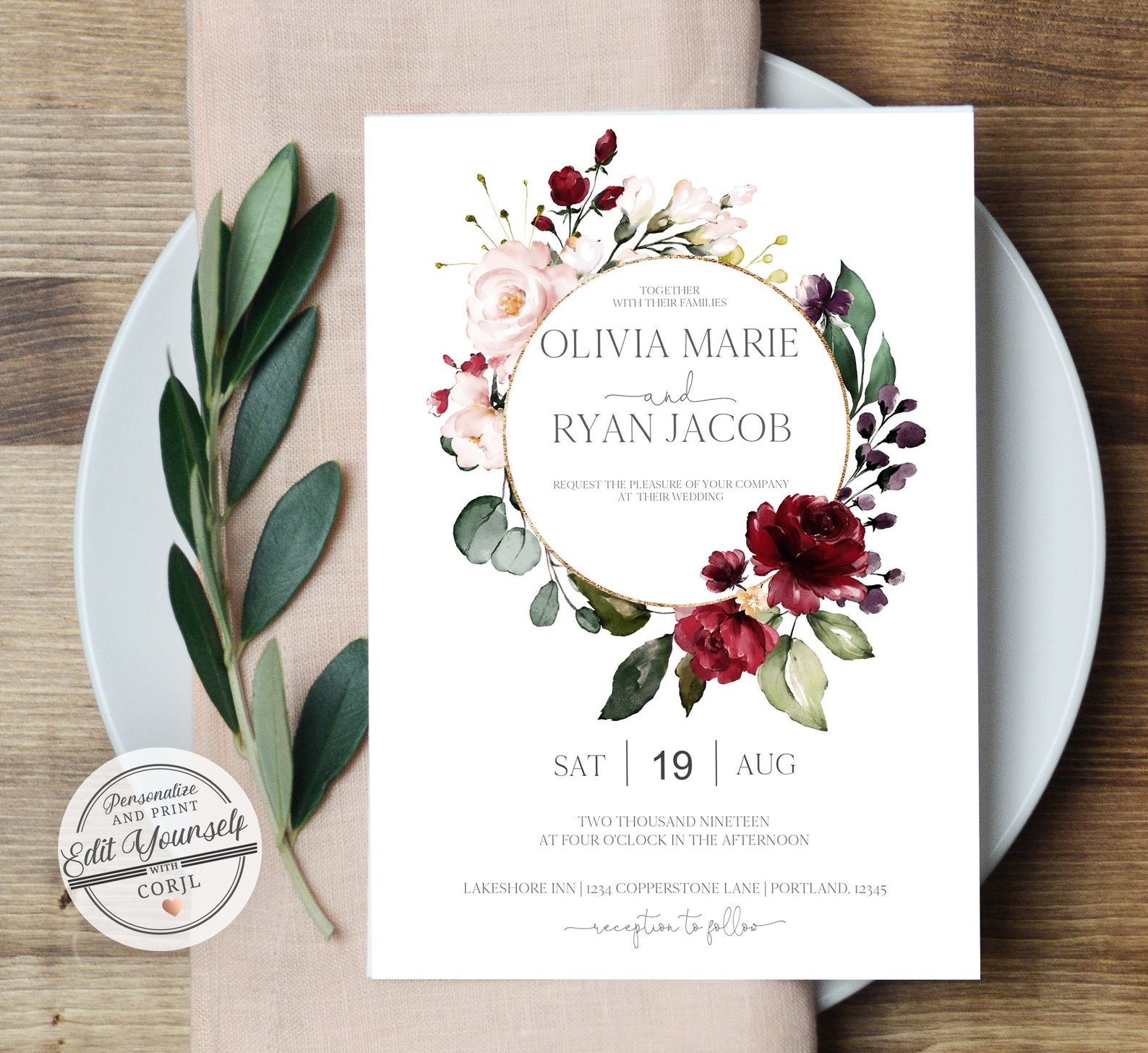 forever your prints wedding invitations