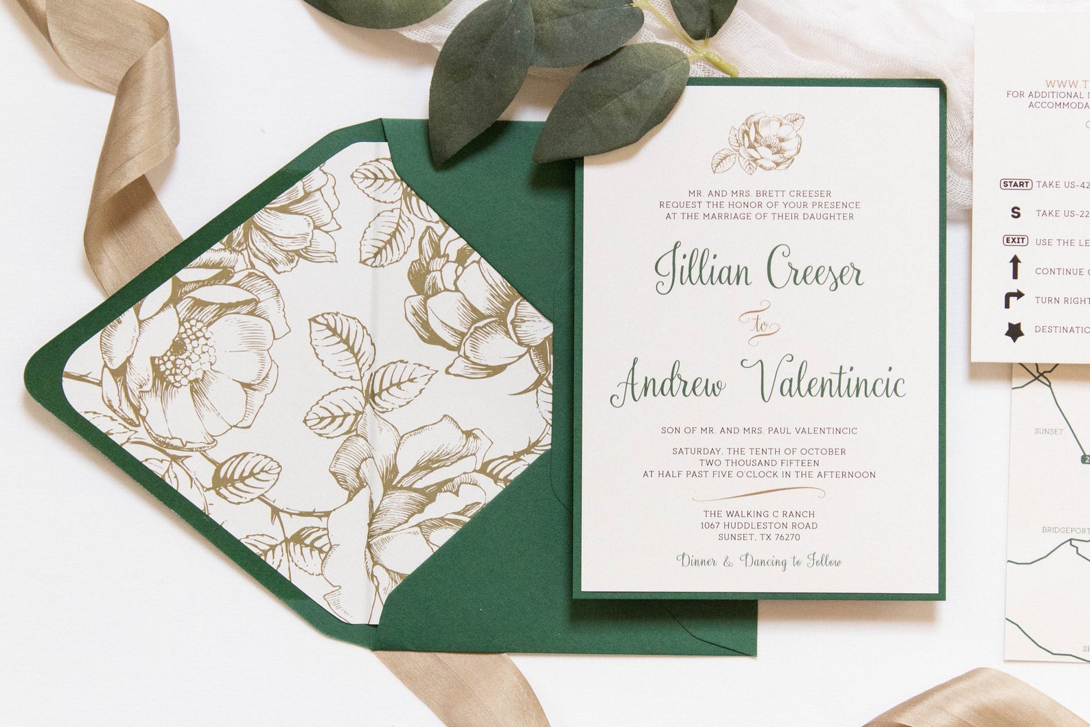 Brown Fox Creative wedding invitations