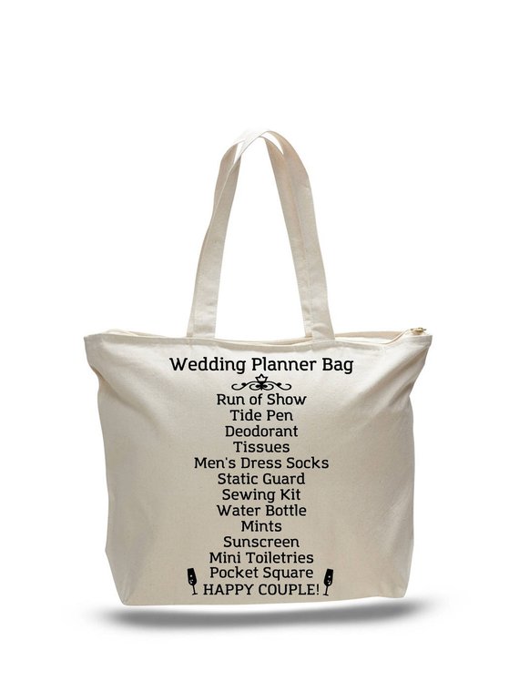 wedding planner tote bag