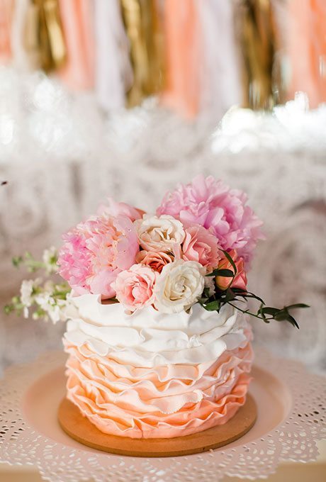 One-Tier Wedding Cakes