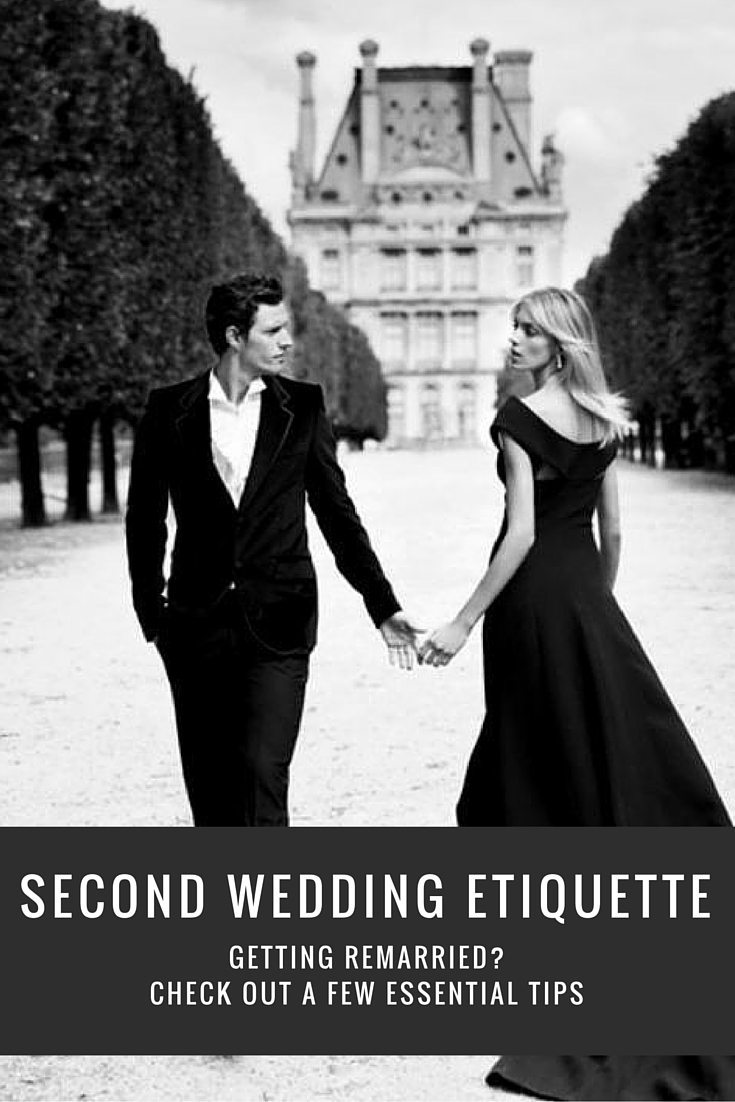 second wedding etiquette