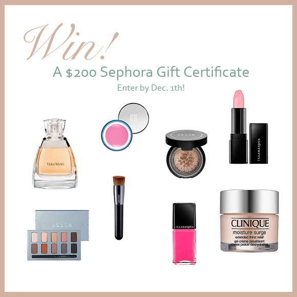 Win A 200 Sephora Gift Certificate! PreOwned Wedding Dresses