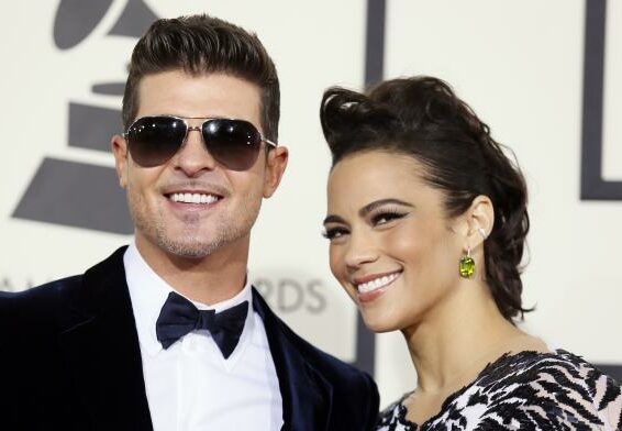 Robin Thicke and wife