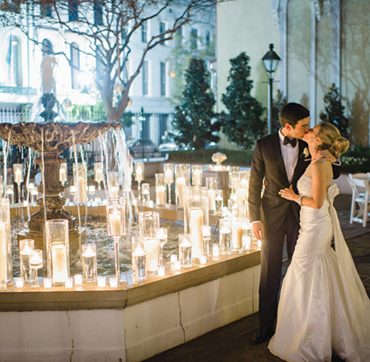 Romantic Candlelight Wedding Inspiration | PreOwnedWeddingDresses.com