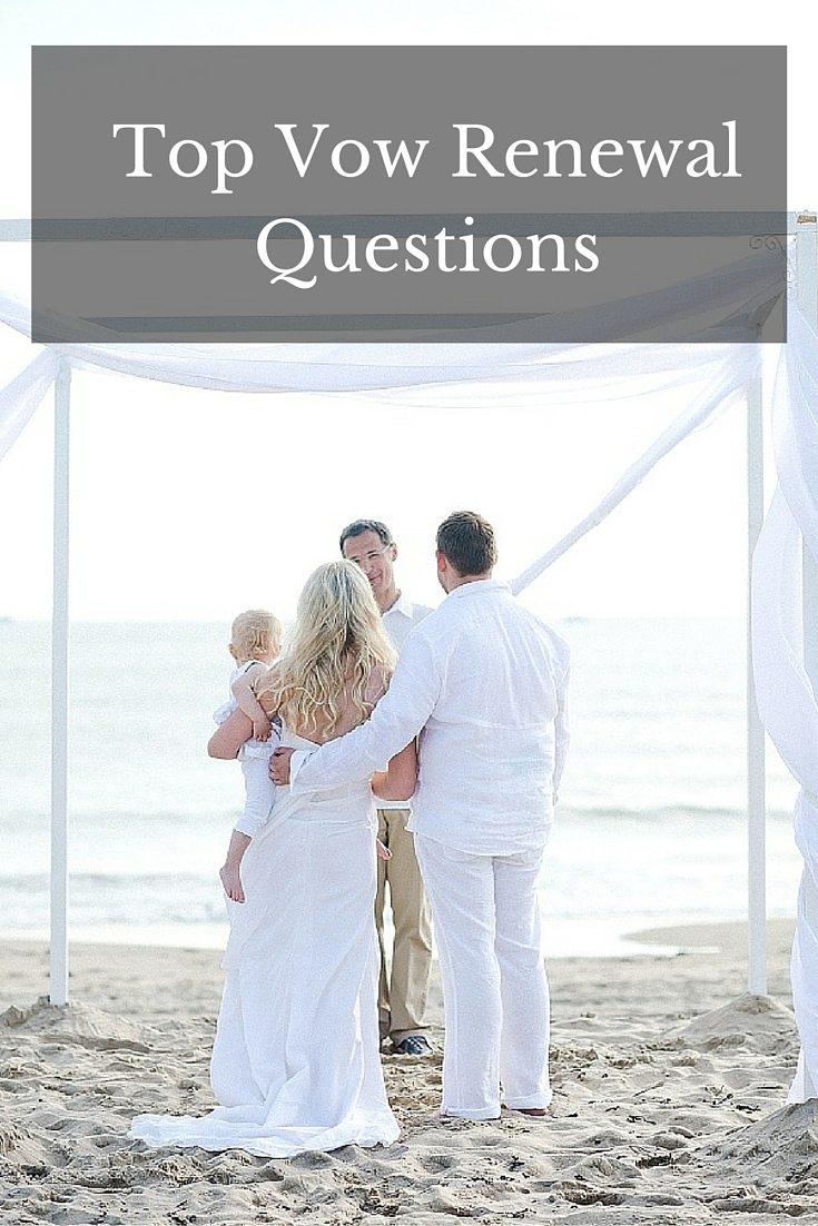 vow renewal questions