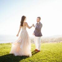 Monique Lhuillier Candy | Real Weddings