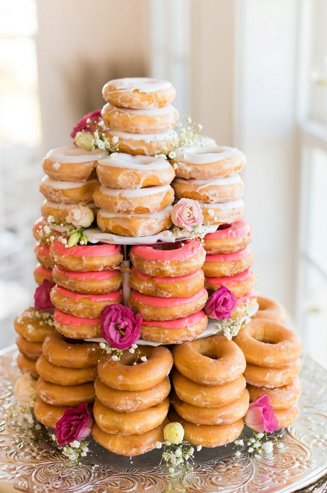 Delightful Donut Displays | PreOwnedWeddingDresse.com