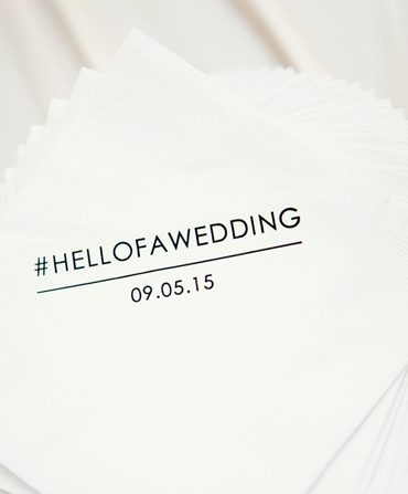 The Cutest Wedding Napkins You've Ever Seen | PreOwnedWeddingDresses.com