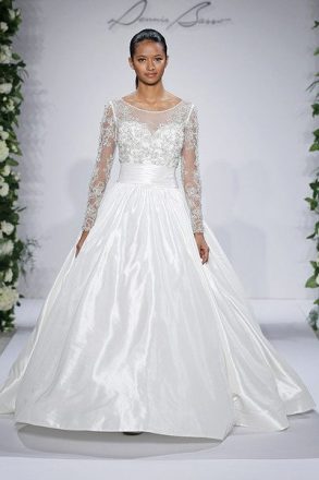 Printed Tafetta Gown main image 0
