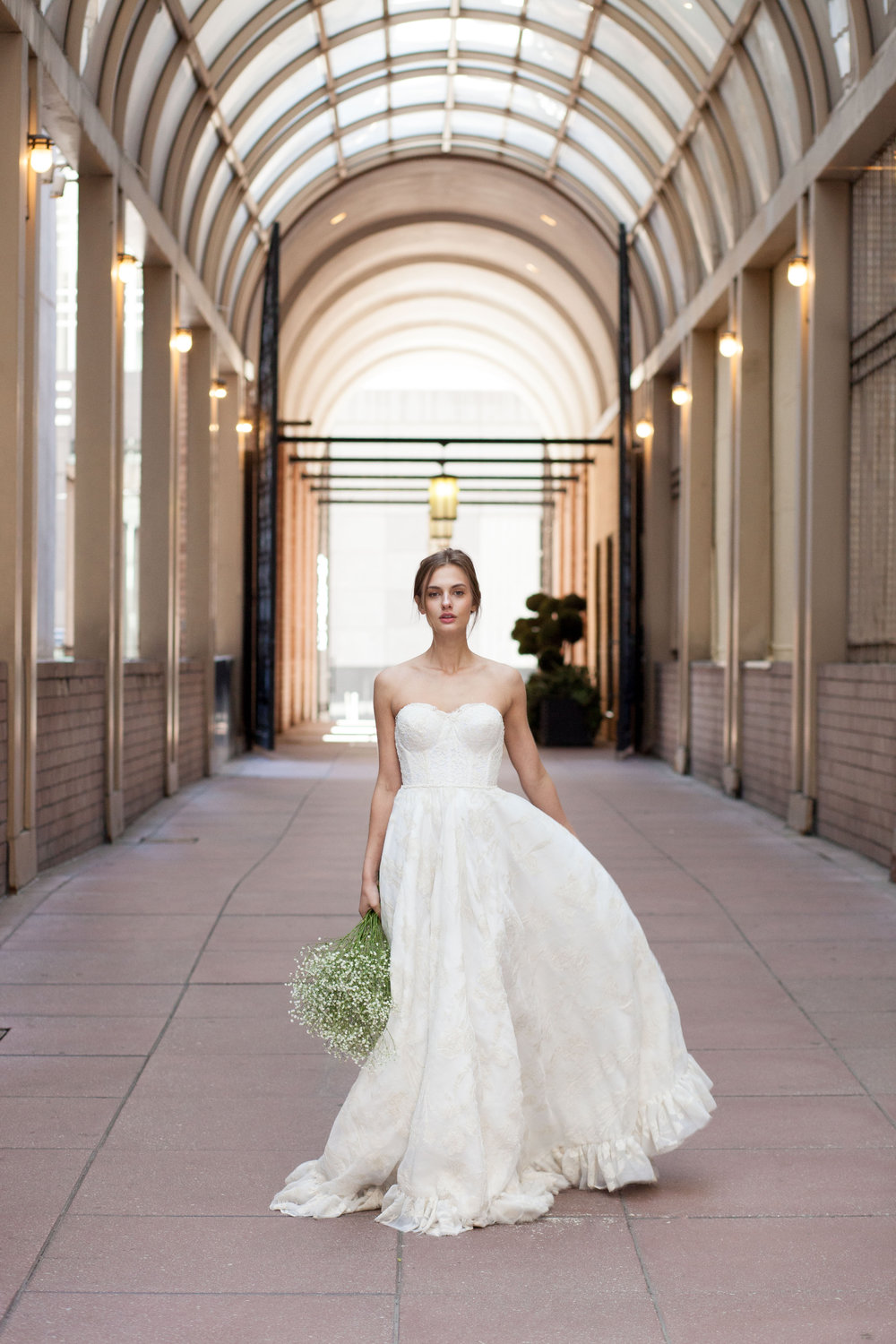 Samantha Sleeper Strapless Wedding Dress