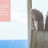 wedding dress cleaning
