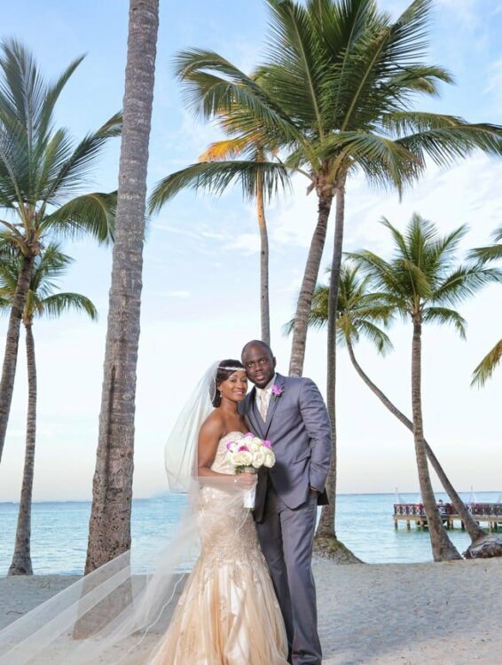 Newly Married couple marries at destination wedding