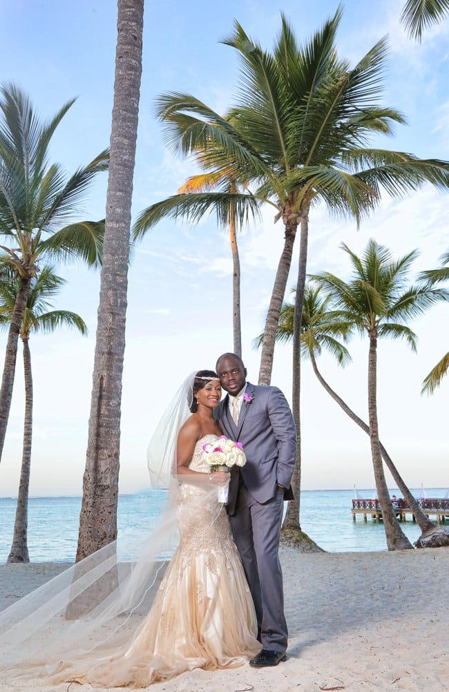 Newly Married couple marries at destination wedding