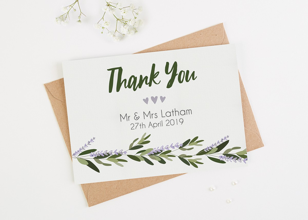 10 Wedding Thank You Card Examples You ll Love PreOwned Wedding Dresses