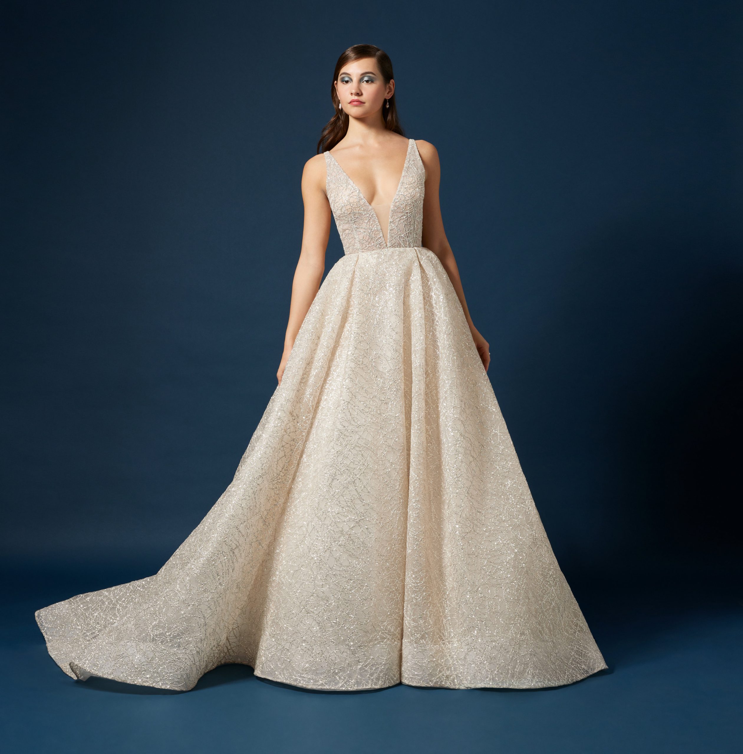 Lazaro Bianca Wedding Dress