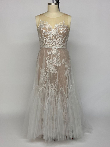 Lacy gown on a mannequin