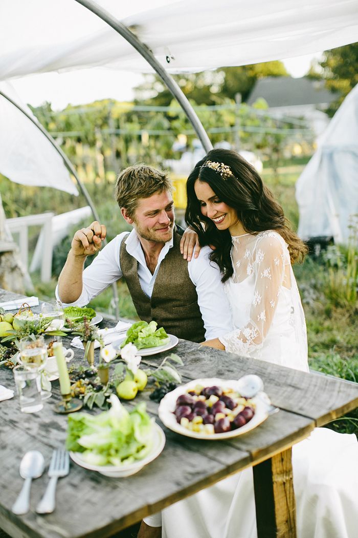 10-picnic-table-white-lace-wedding-gown