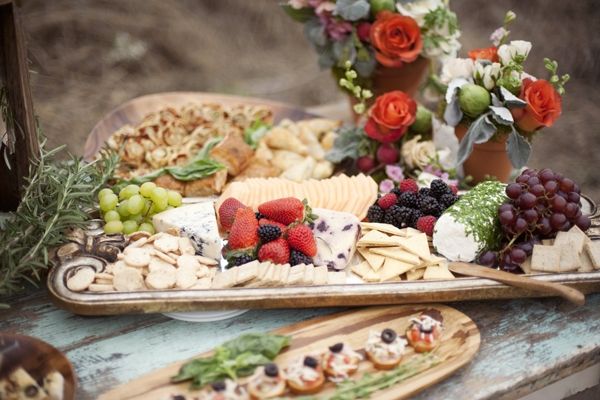 Farm-to-table wedding appetizers
