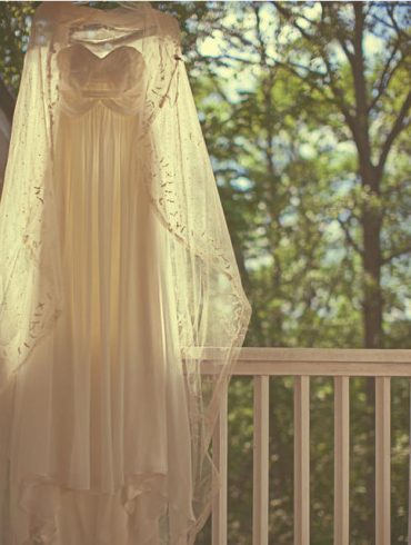 cotton white wedding dress