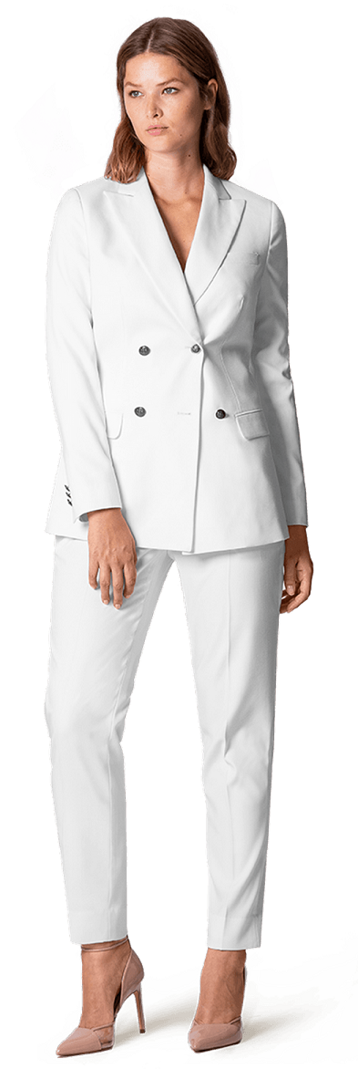 White Pantsuit from Sumissura