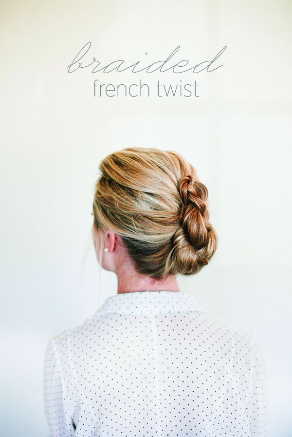 How to do a French Twist - sofeminine How to do a French Twist 1. Section  off the front portion of the hair. … | Long hair styles, French twist, Hair  inspiration