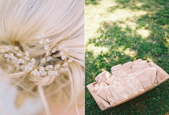 Bridal Hair Accessories Updo Programs Paper Goods