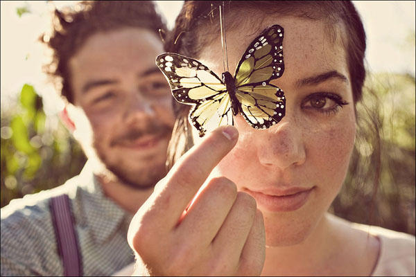 Butterly Engagement Session