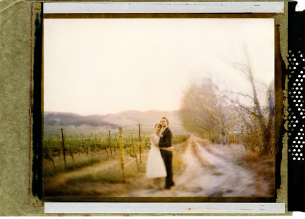California Polaroid Wedding