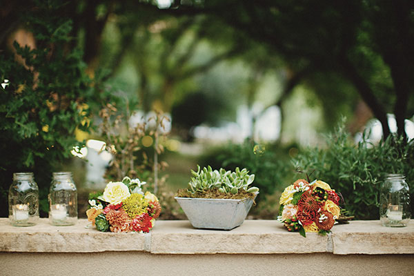 Country Western Cactus Centerpieces