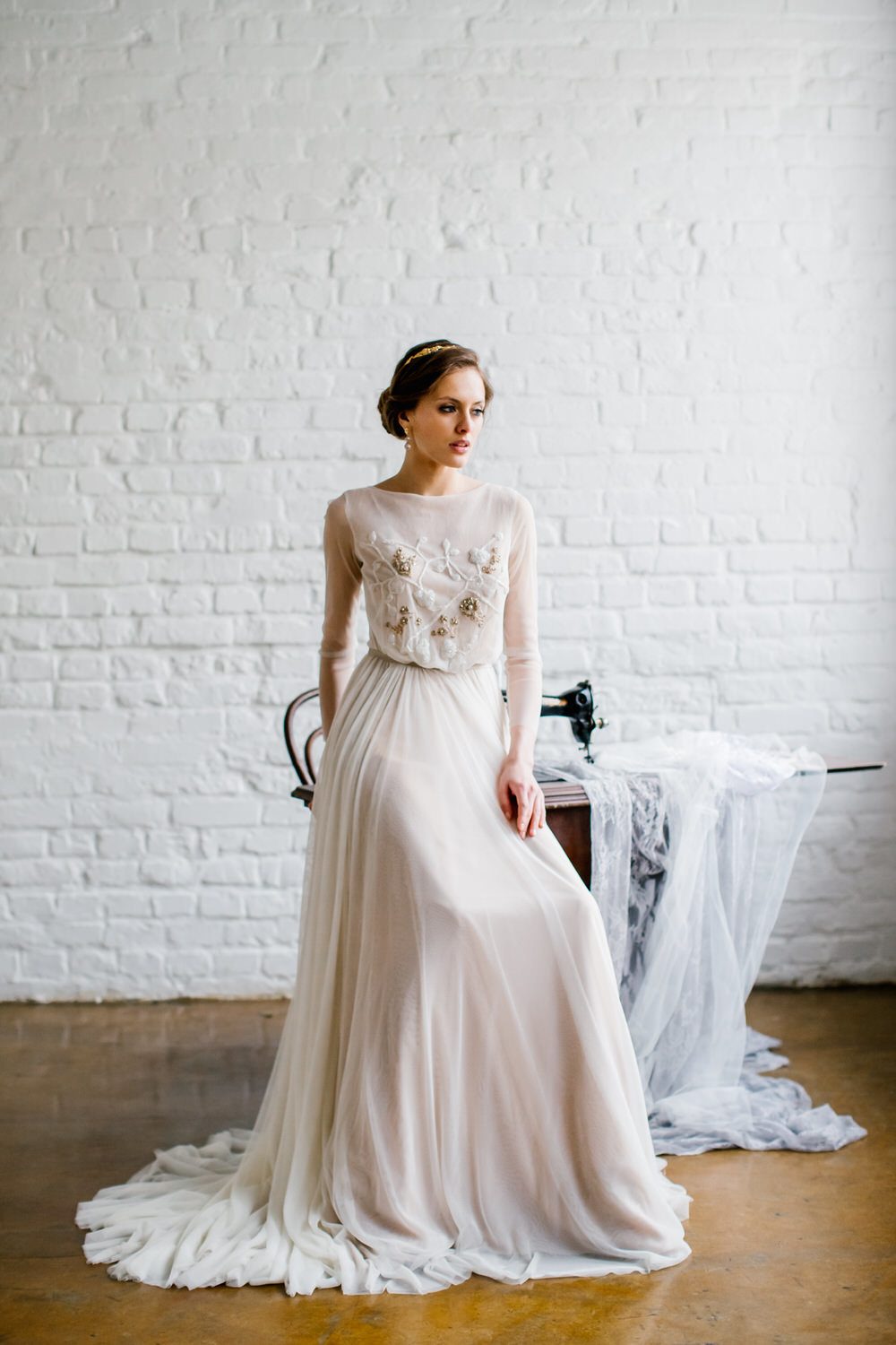 An Etsy wedding dress by Terri
